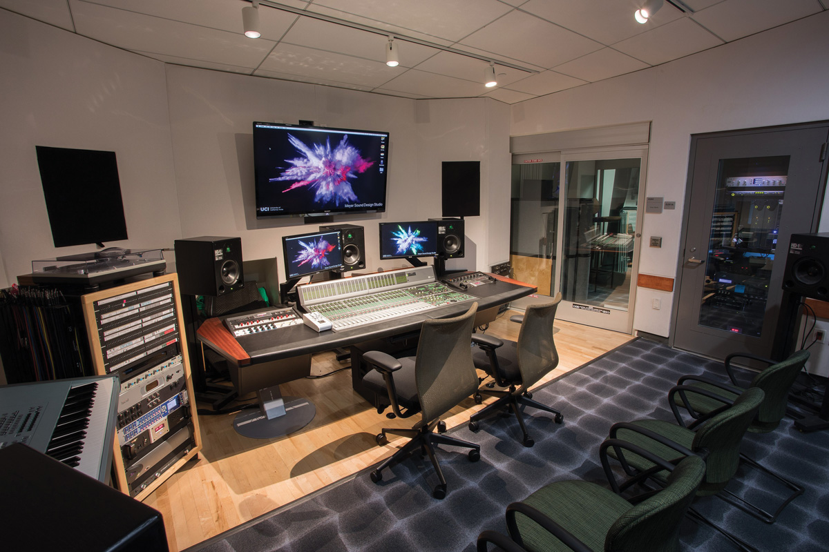 Image of the Meyer Sound Design Studio.