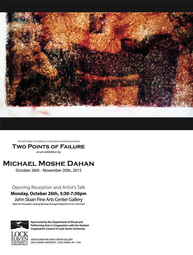 Two Points of Failure by Michael Moshe Dahan promotional poster
