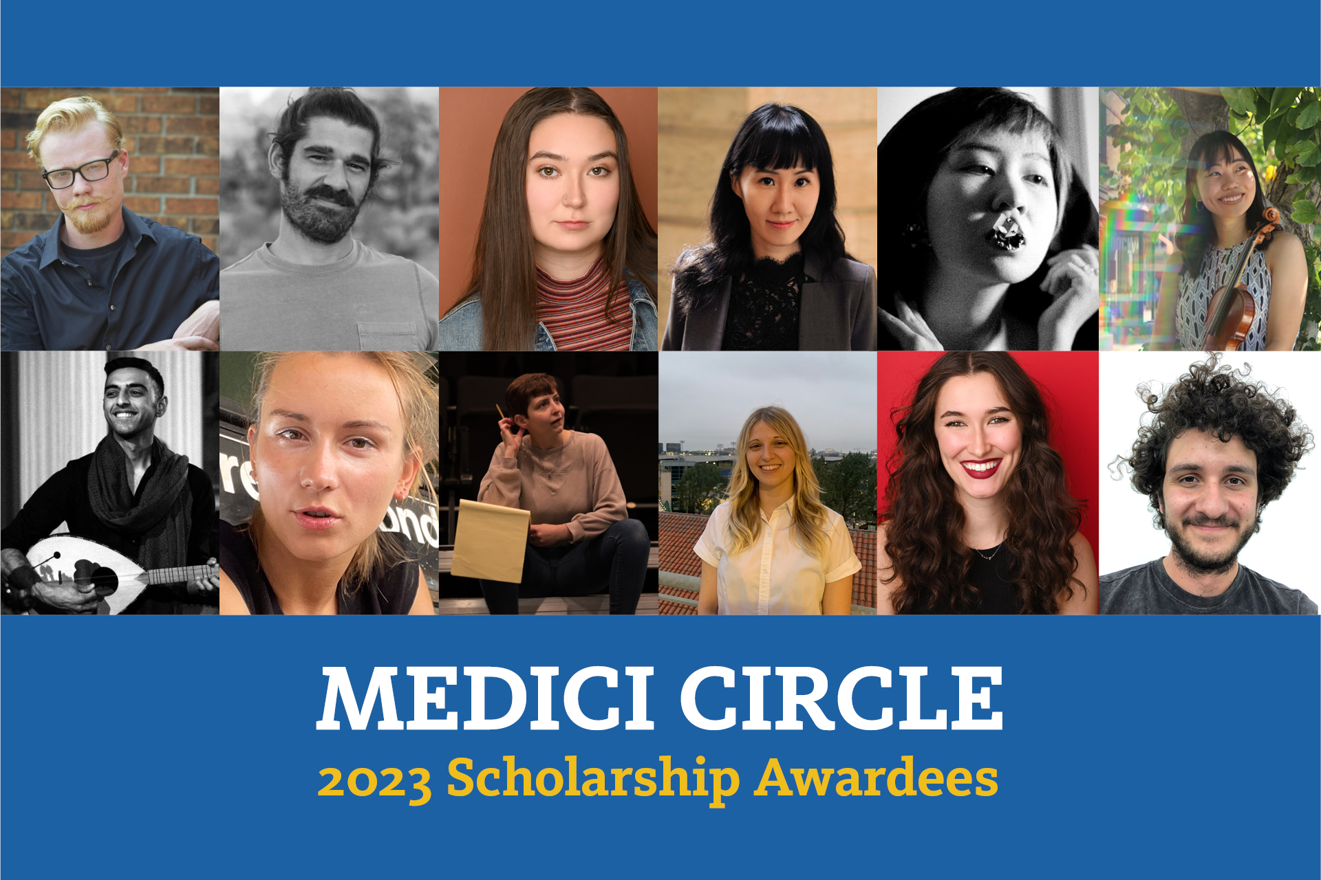 Medici Circle 2023 Scholarship Awardees