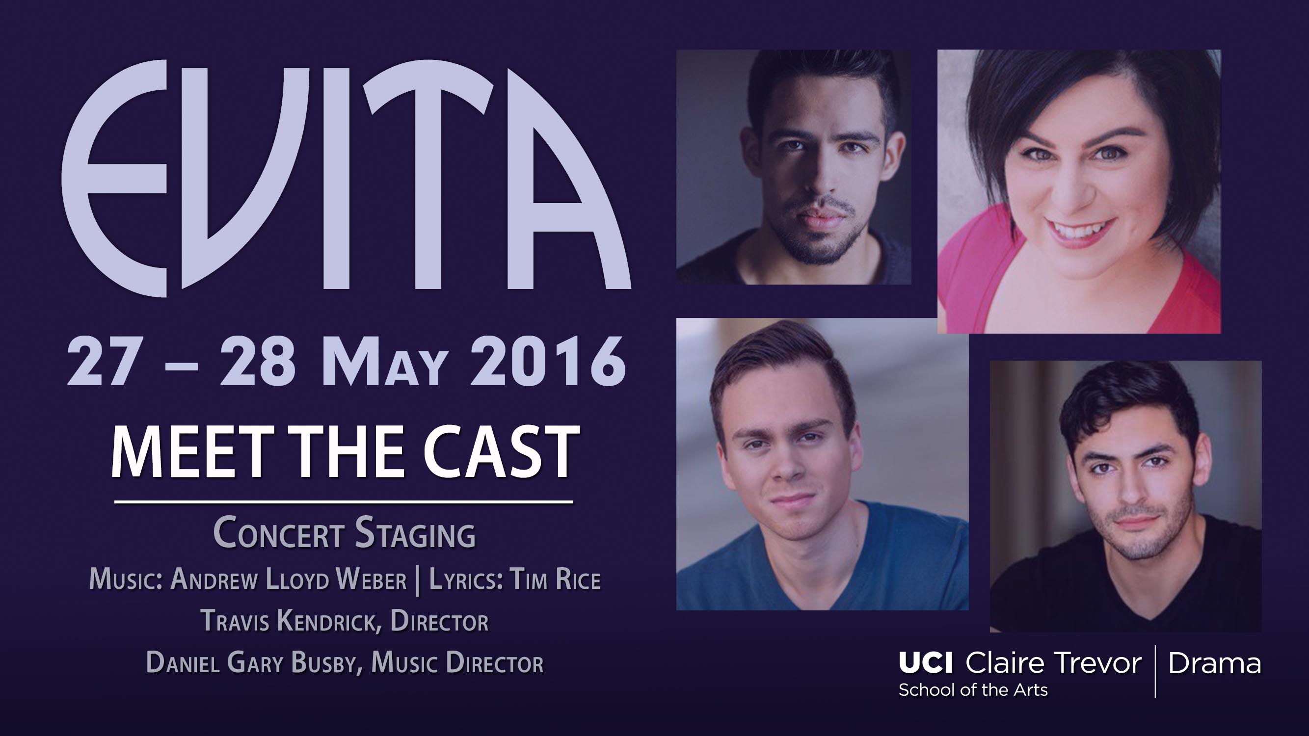 Evita 2016 Meet The Cast poster