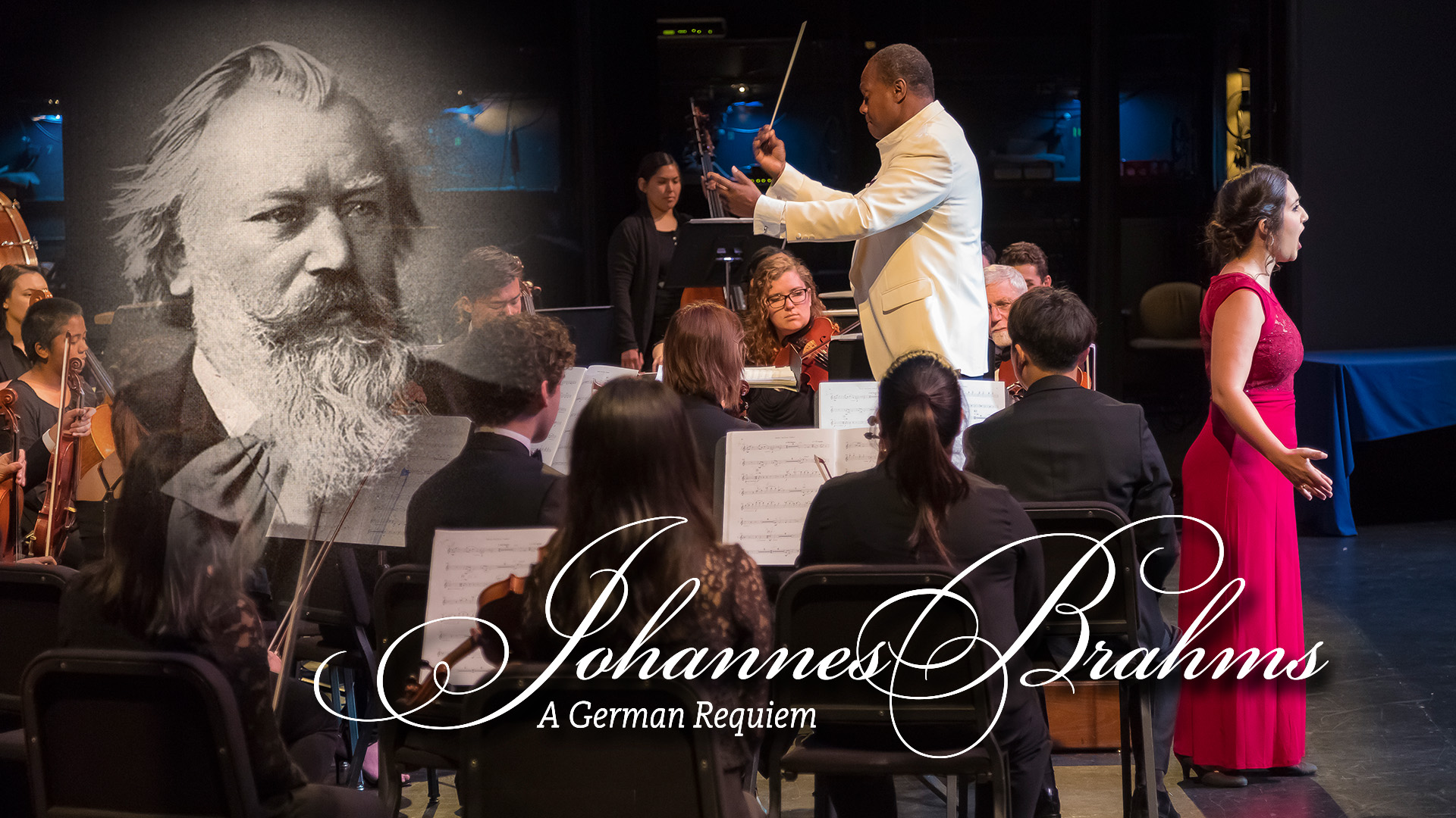 Johannes Brahms A German Requiem promotional poster