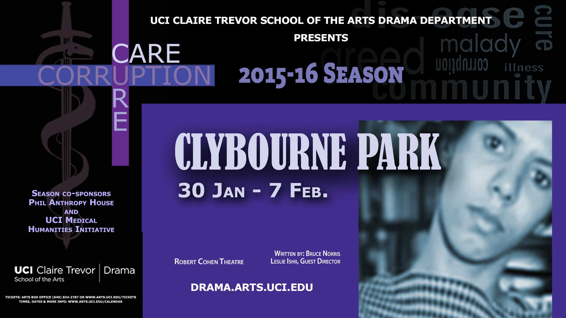 Clybourne Park poster 2015-16