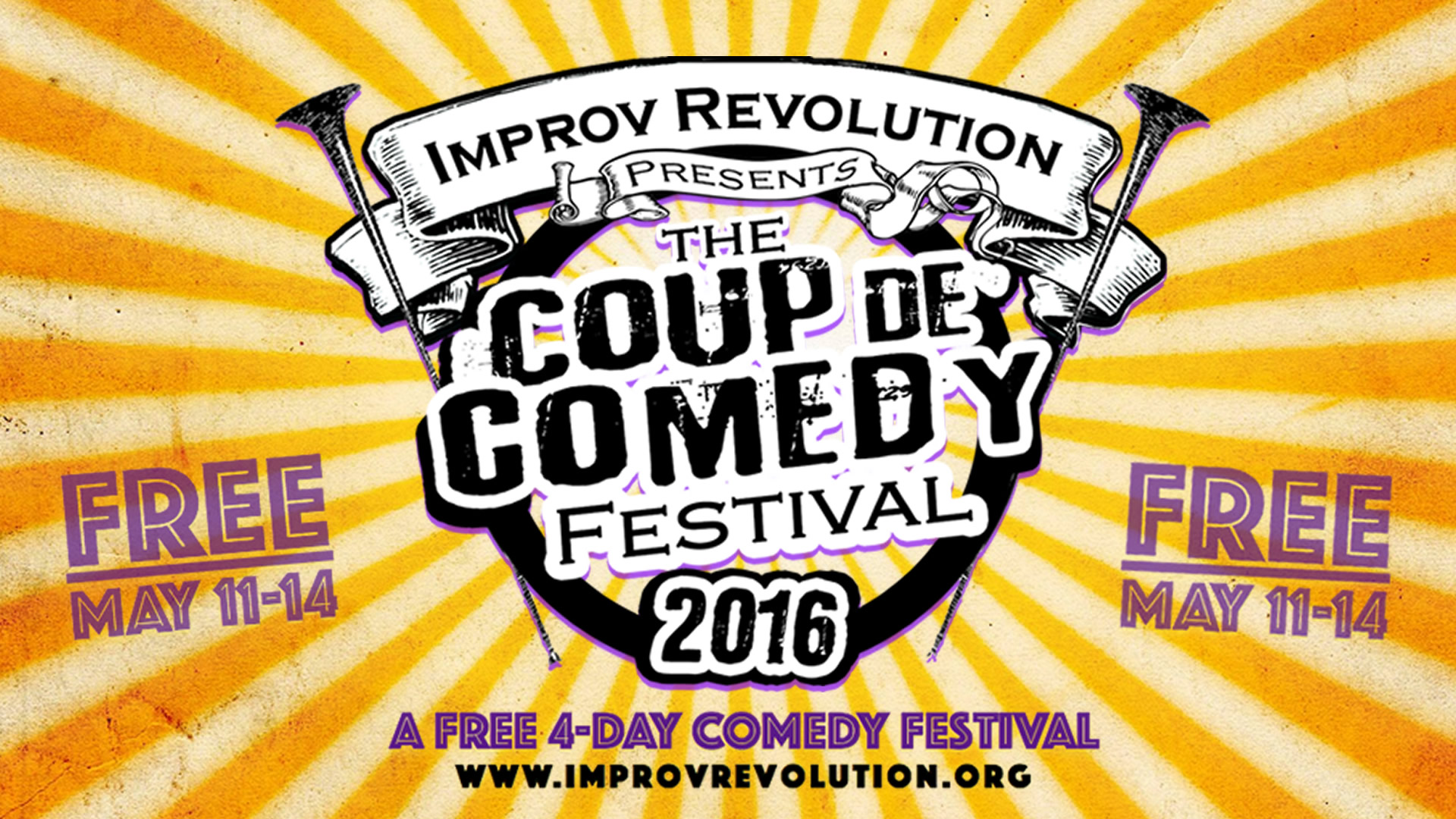Coup de Comedy Festival poster 2016
