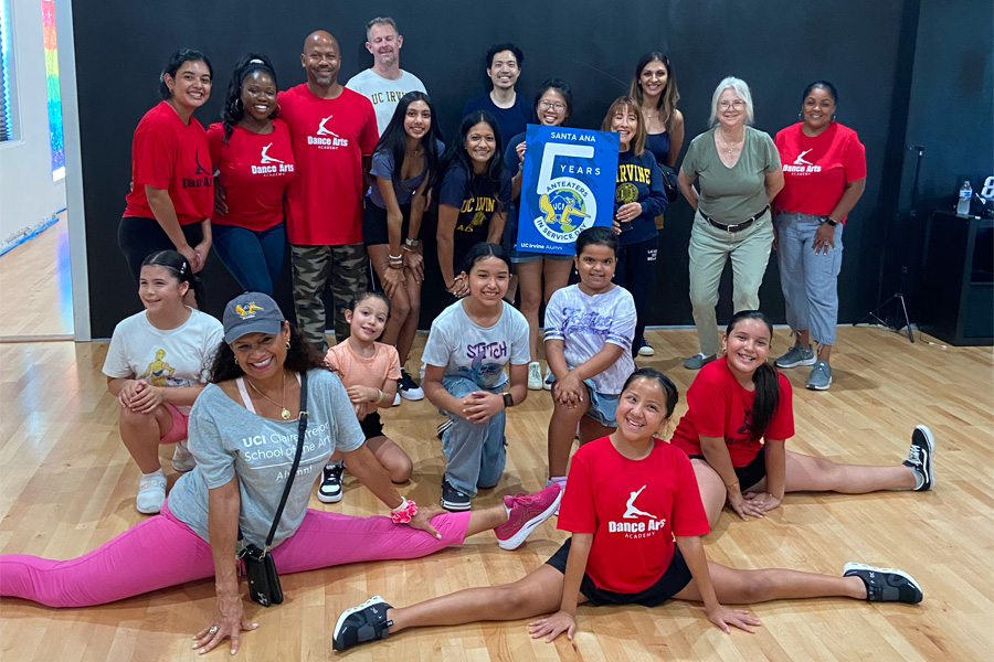 Dance Arts Academy Foundation and UC Irvine Day of Service. 