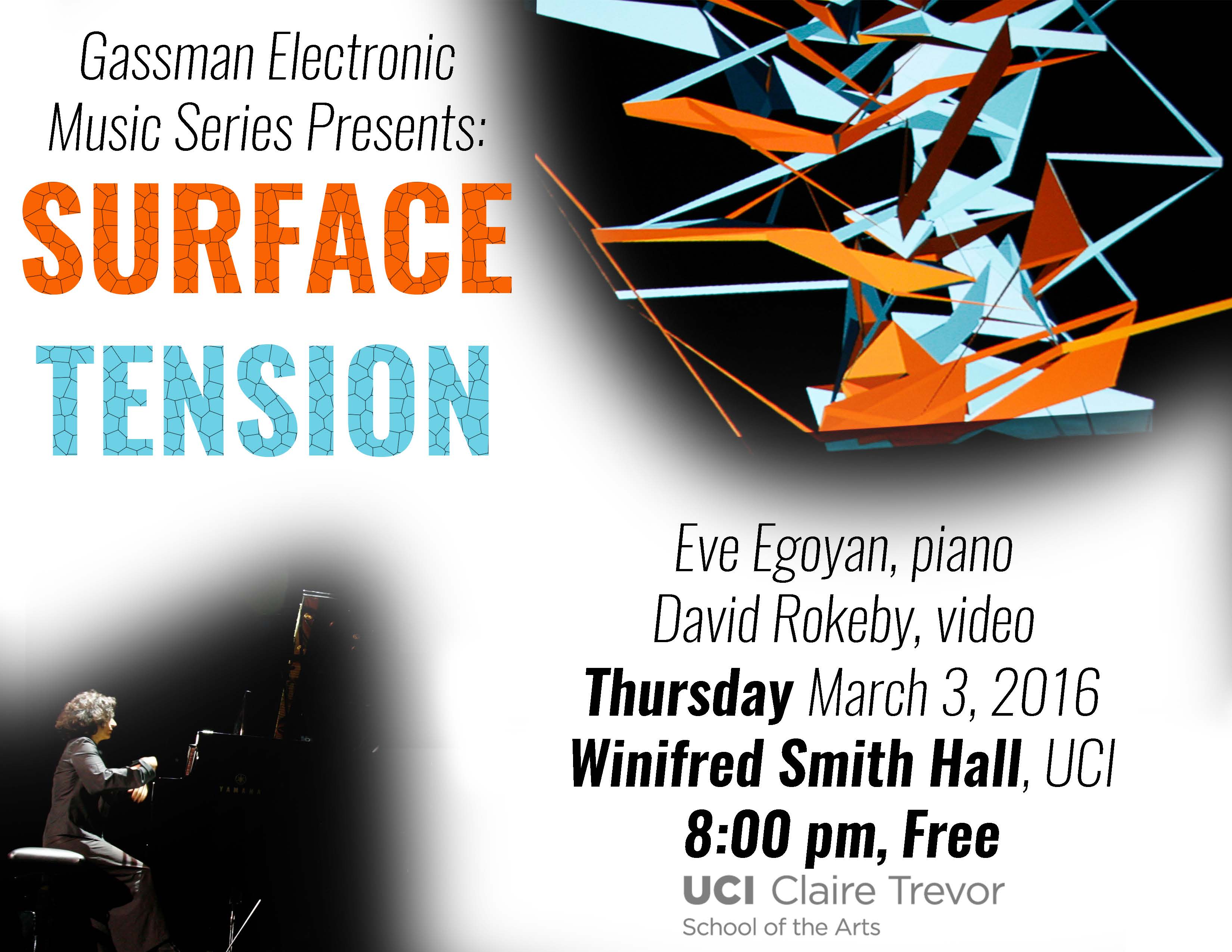 Gassman Electronic Music Series Presents: Surface Tension 2016 poster