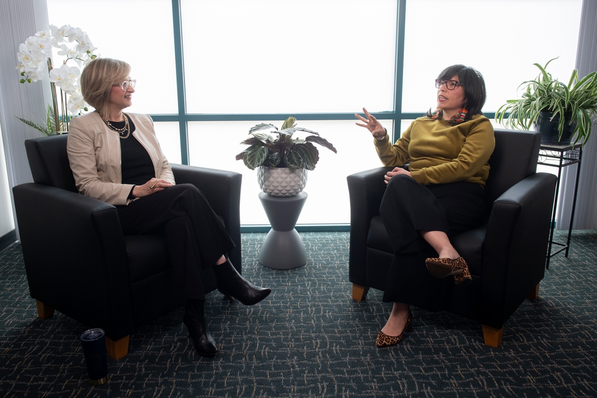 Sara Guerrero and CTSA dean Tiffany López