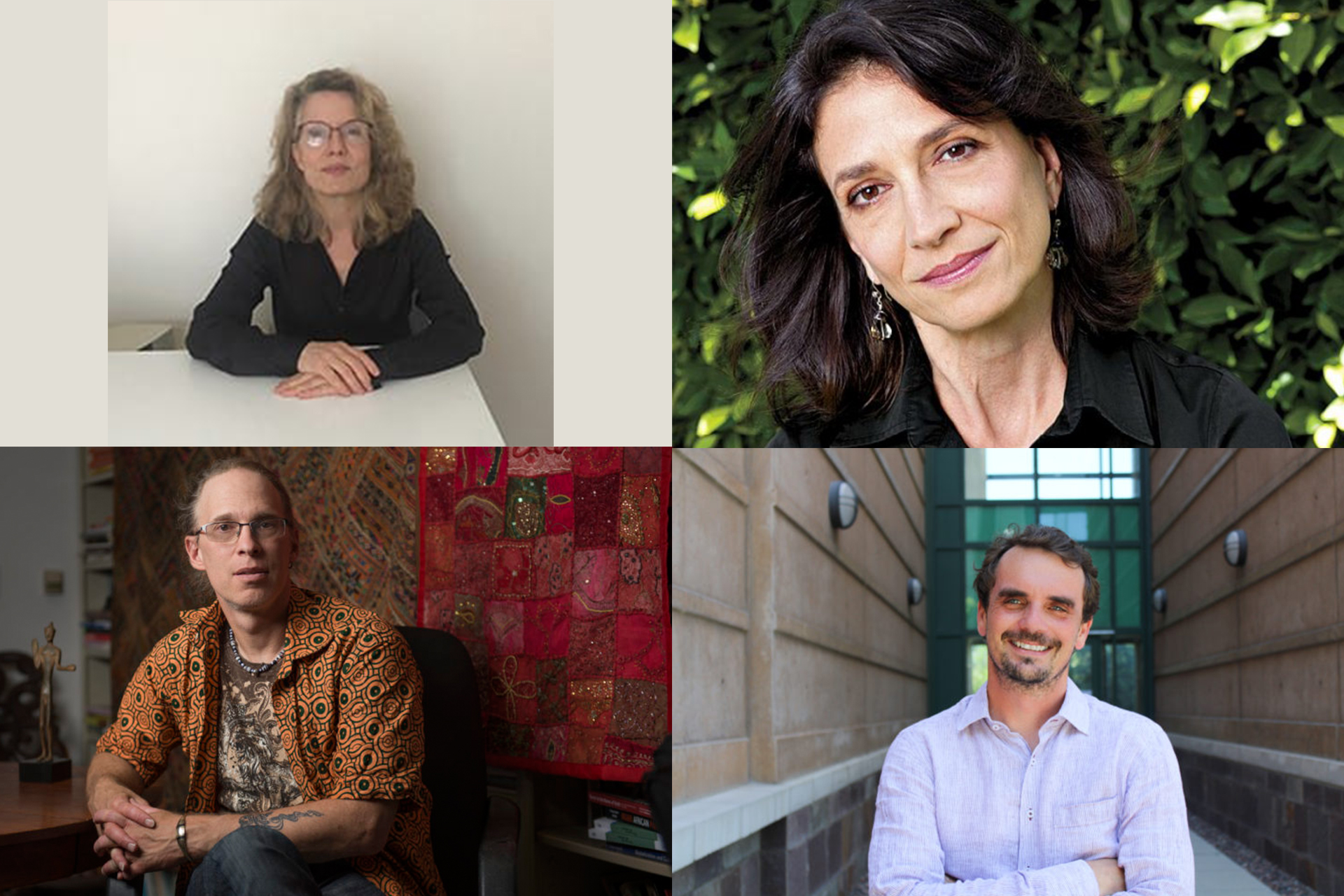 Historian Mark LeVine, scientist Andrej Lupták, sculptor Jennifer Pastor and journalist Amy Wilentz