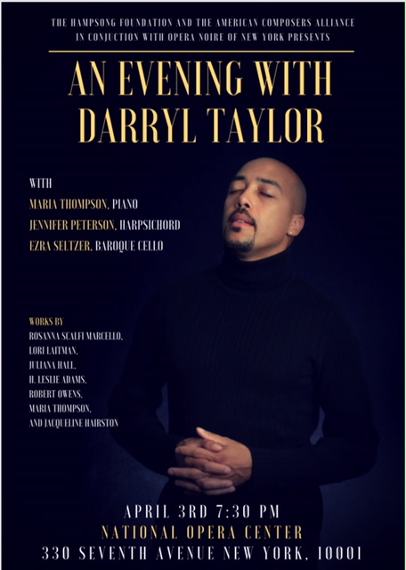 An Evening with Darryl Taylor poster