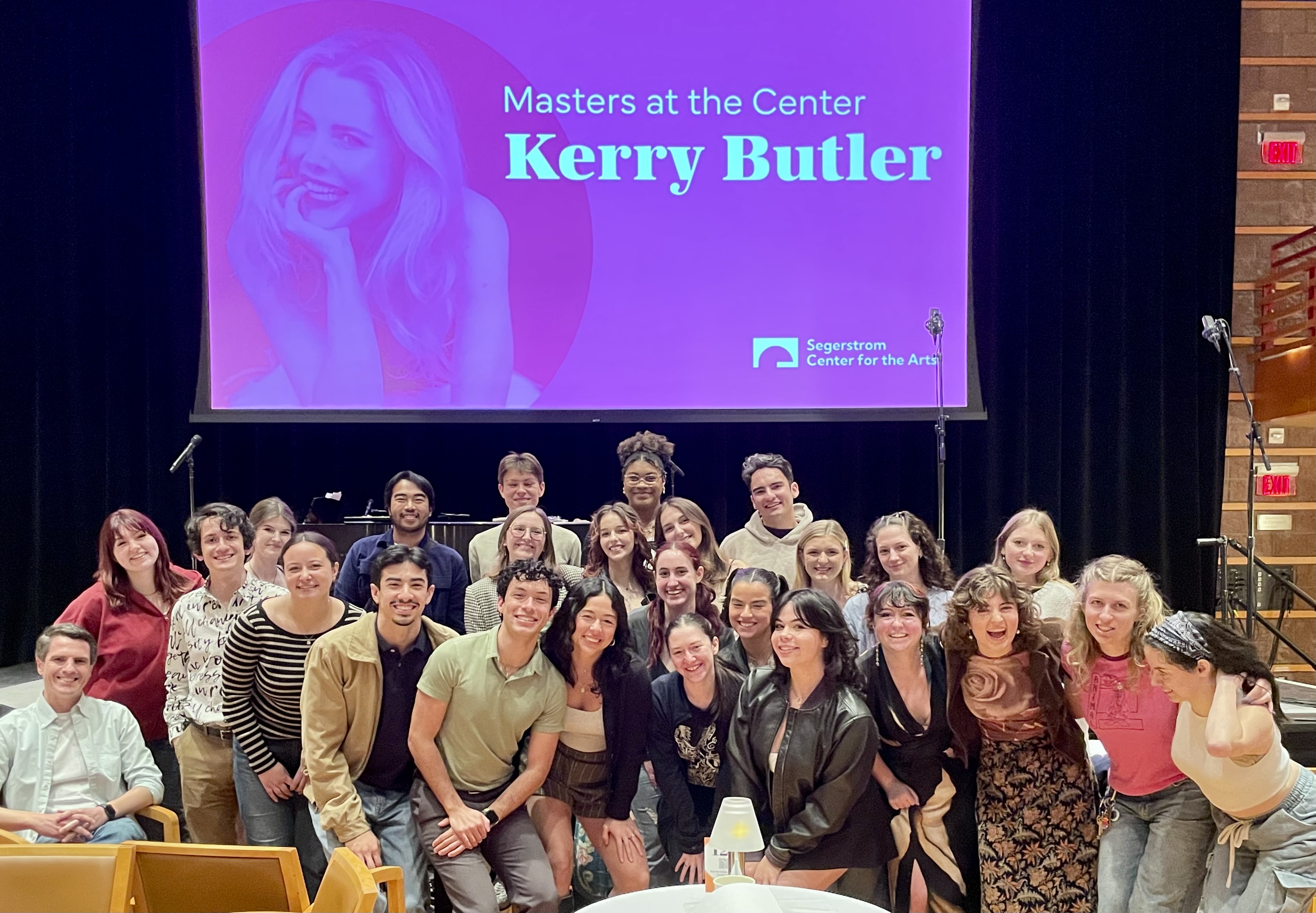 Students from the Department of Drama at Segerstrom Center for the Arts