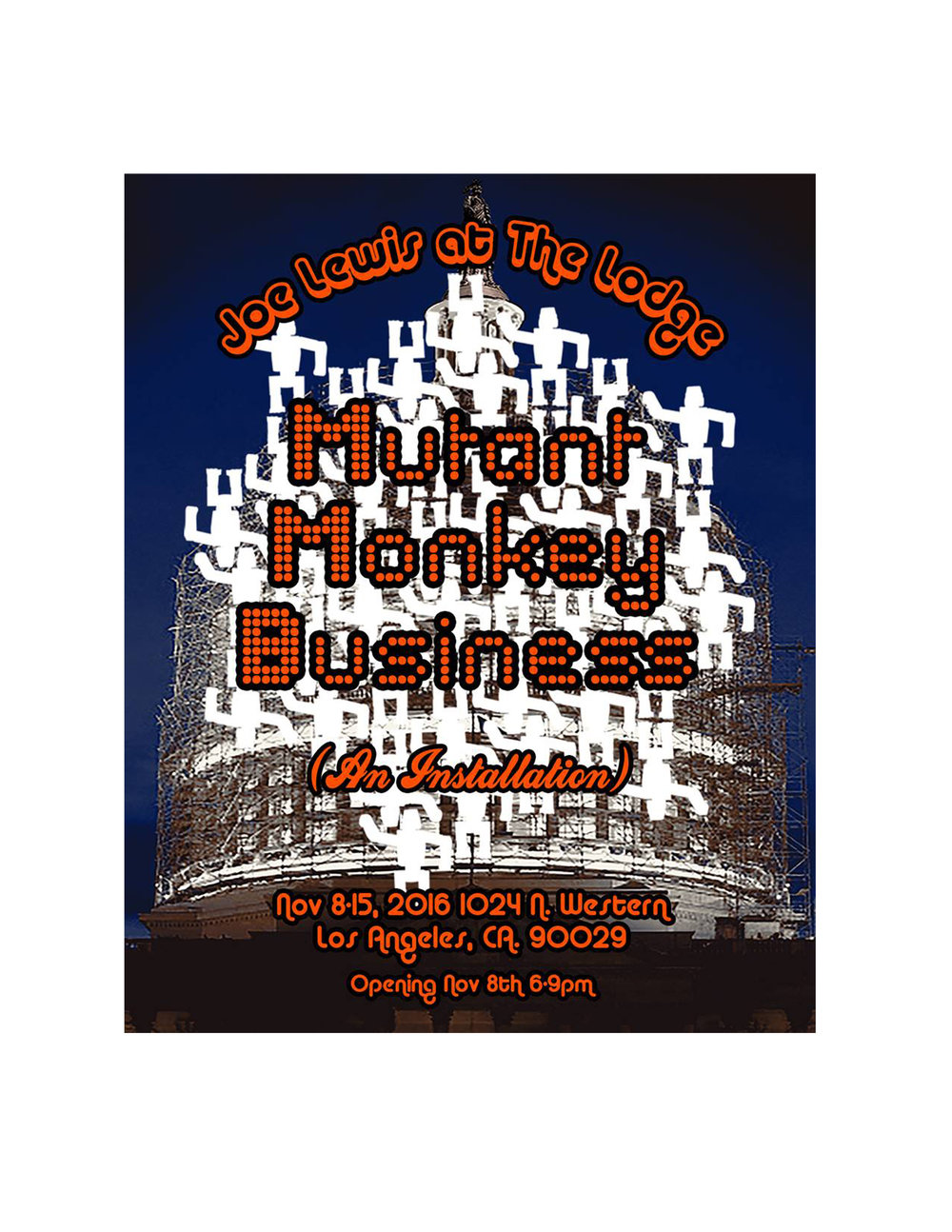 Mutant Monkey Business 2016 poster