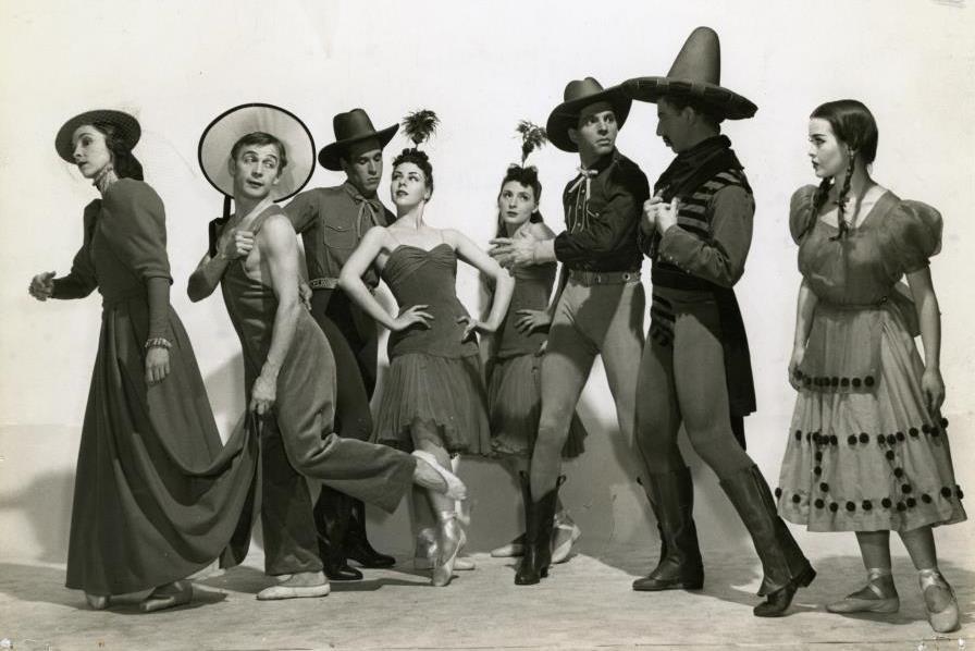 Eugene Loring's "Billy the Kid" cast image from 1938. Photo credit: UC Regents