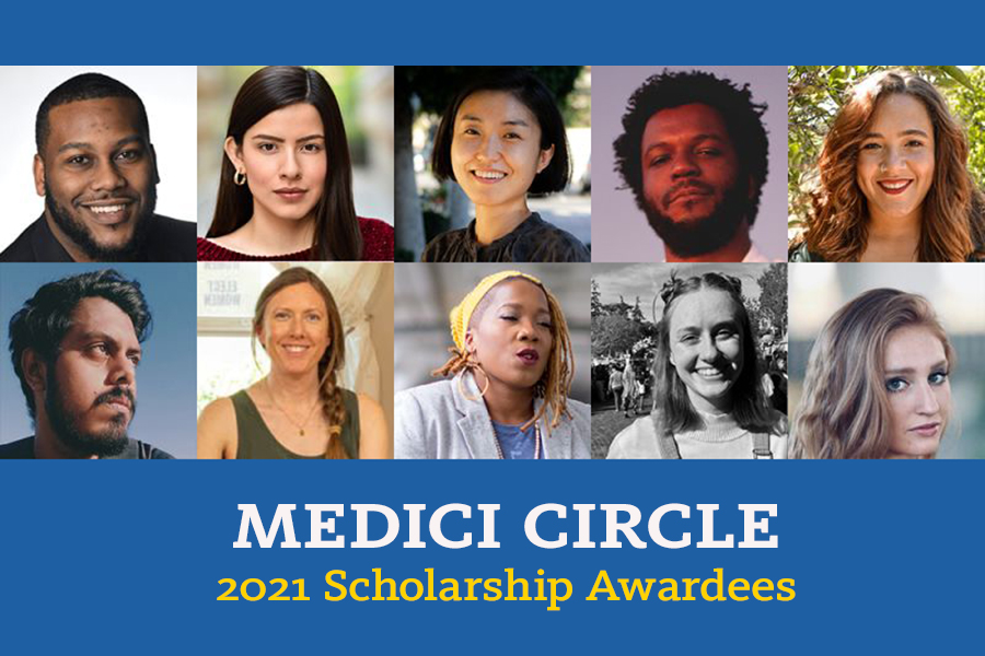 Medici Circle 2021 Scholarship Awardees collage