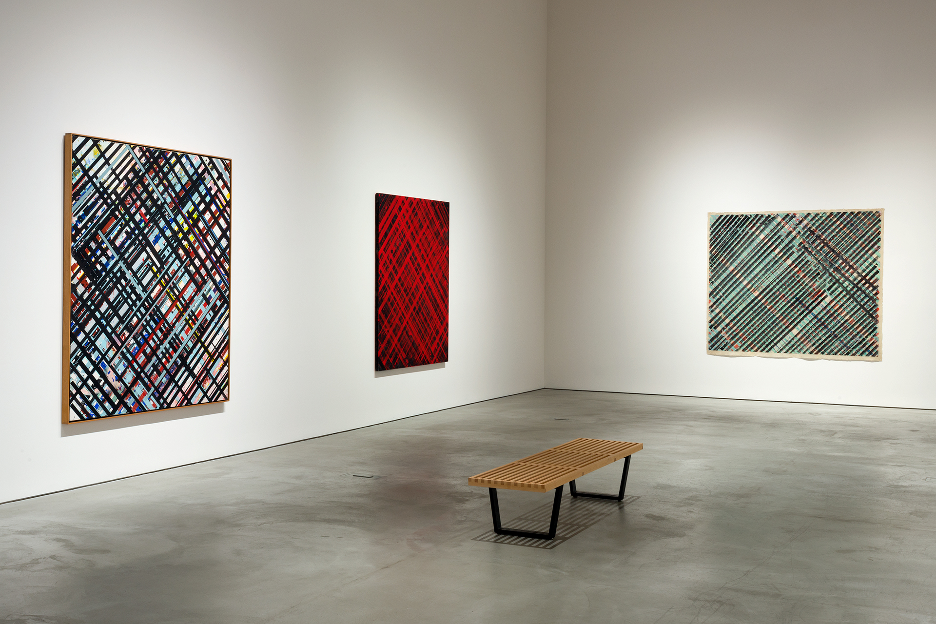 Ed Moses: Cross-Section, installation view ©UCI UAG 2014