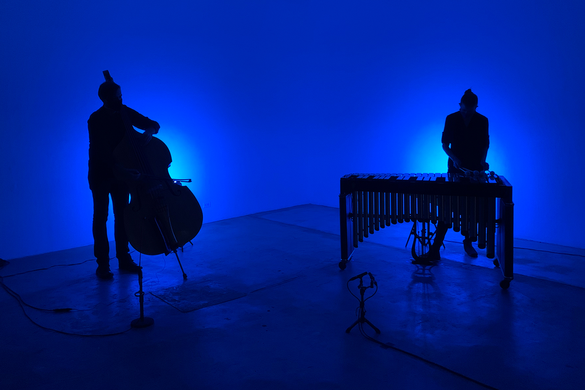 Tenney and Oliveros with Katie Eikham, for Music For Your Inbox