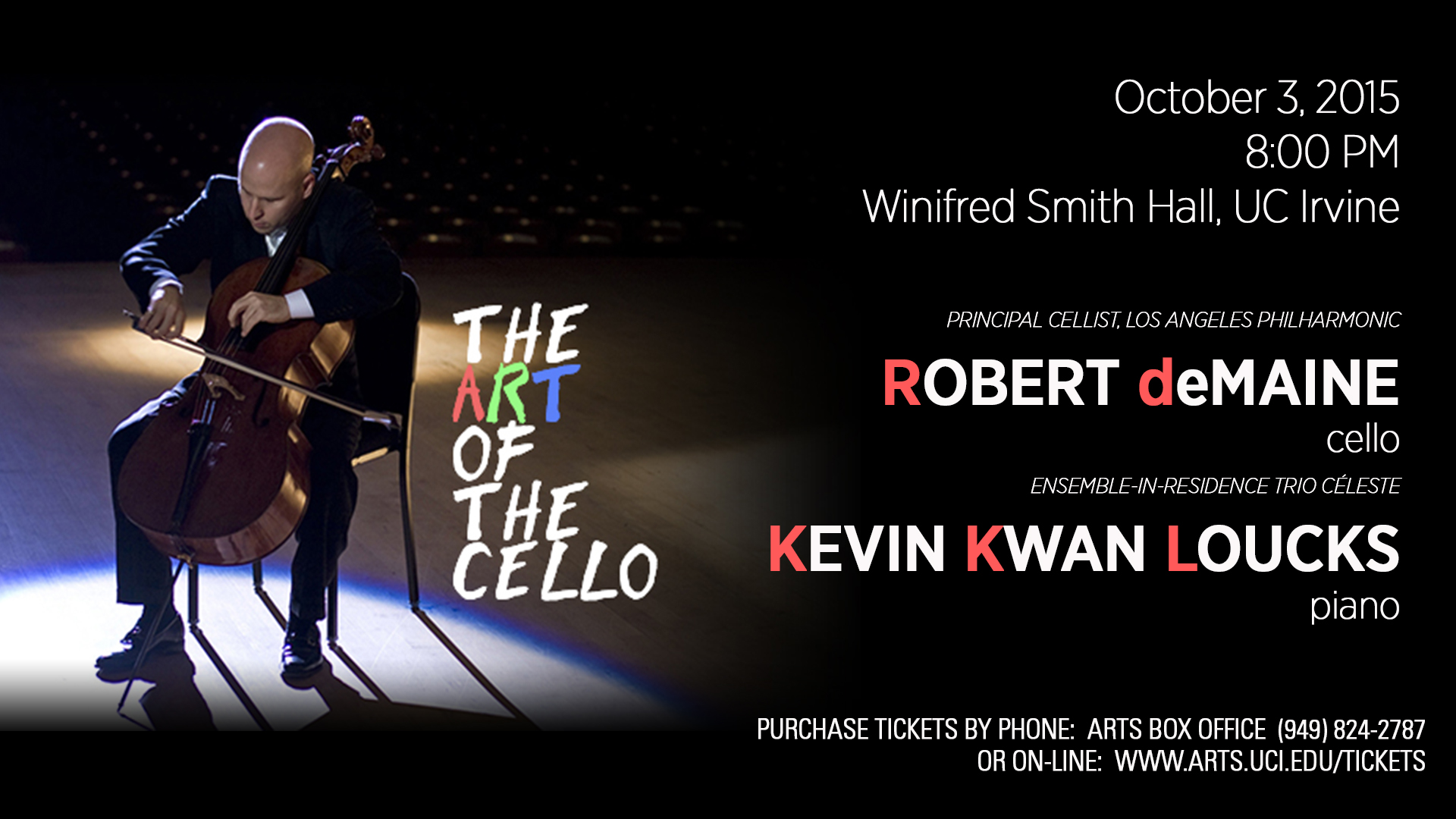 The Art of the Cello cyber ad