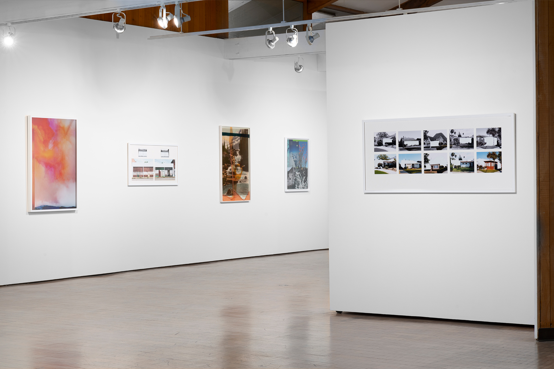  Installation view of "In This World" curated by Virginia Arce featuring artworks by Christine Atkinson, C. Matthew Luther, Michael Chesler and Katie Shapiro. Photo by Yubo Dong — ofphotostudio.