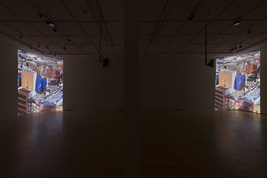 Blue Wave Exhibition by Lutz Bacher