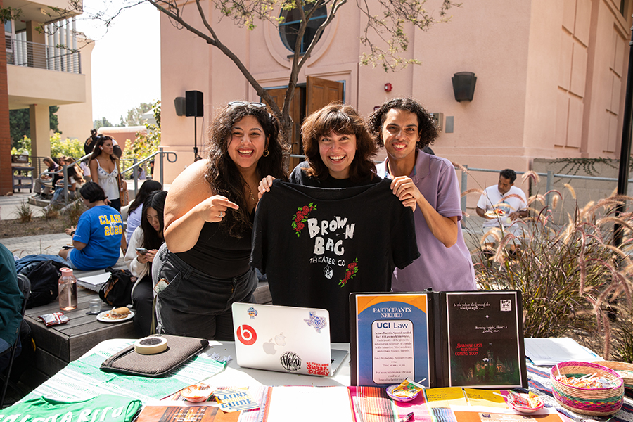 Brown Bag Theater Company boothing at the Arts Campus