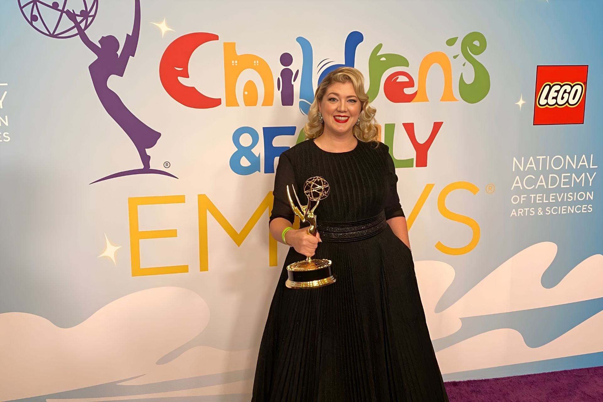 Darcy Prevost at the Children and Family Emmys. Photo: Jeanine Ringer.