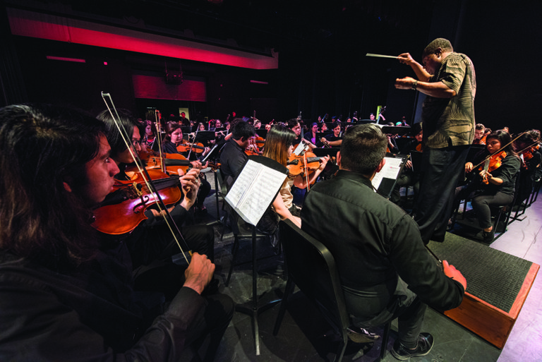 Santa Ana High School orchestra