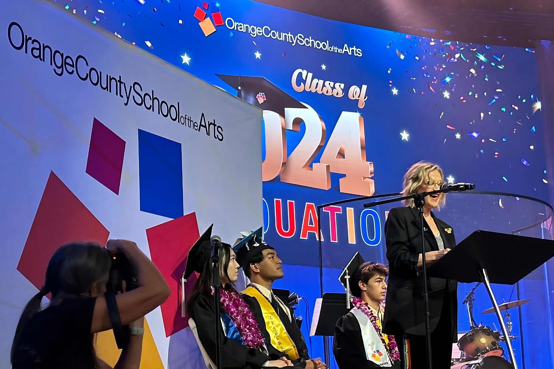 Dean Tiffany Ana López at 2024 graduation 