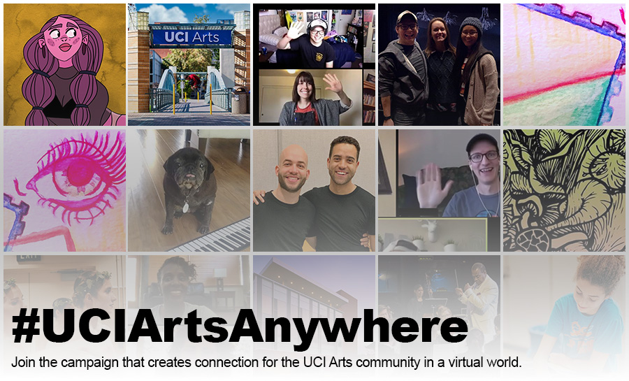 UCI Arts Anywhere collage