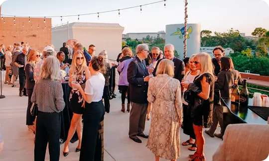 Arts donation luncheon