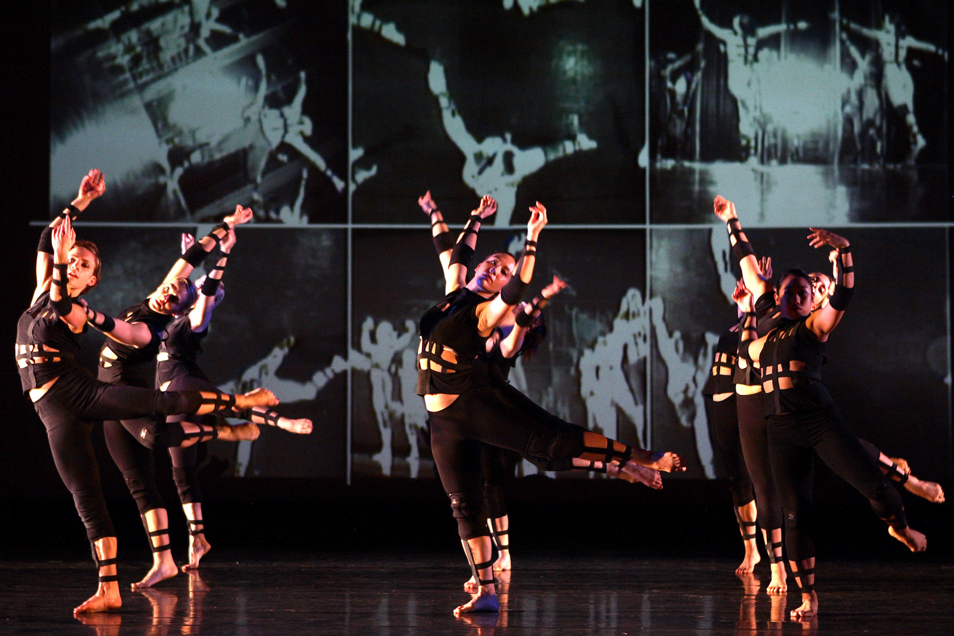 Image: Performance from Chad Michael Hallâ€™s meta-modern dance company, Multiplex Dance. Courtesy of the artist. 