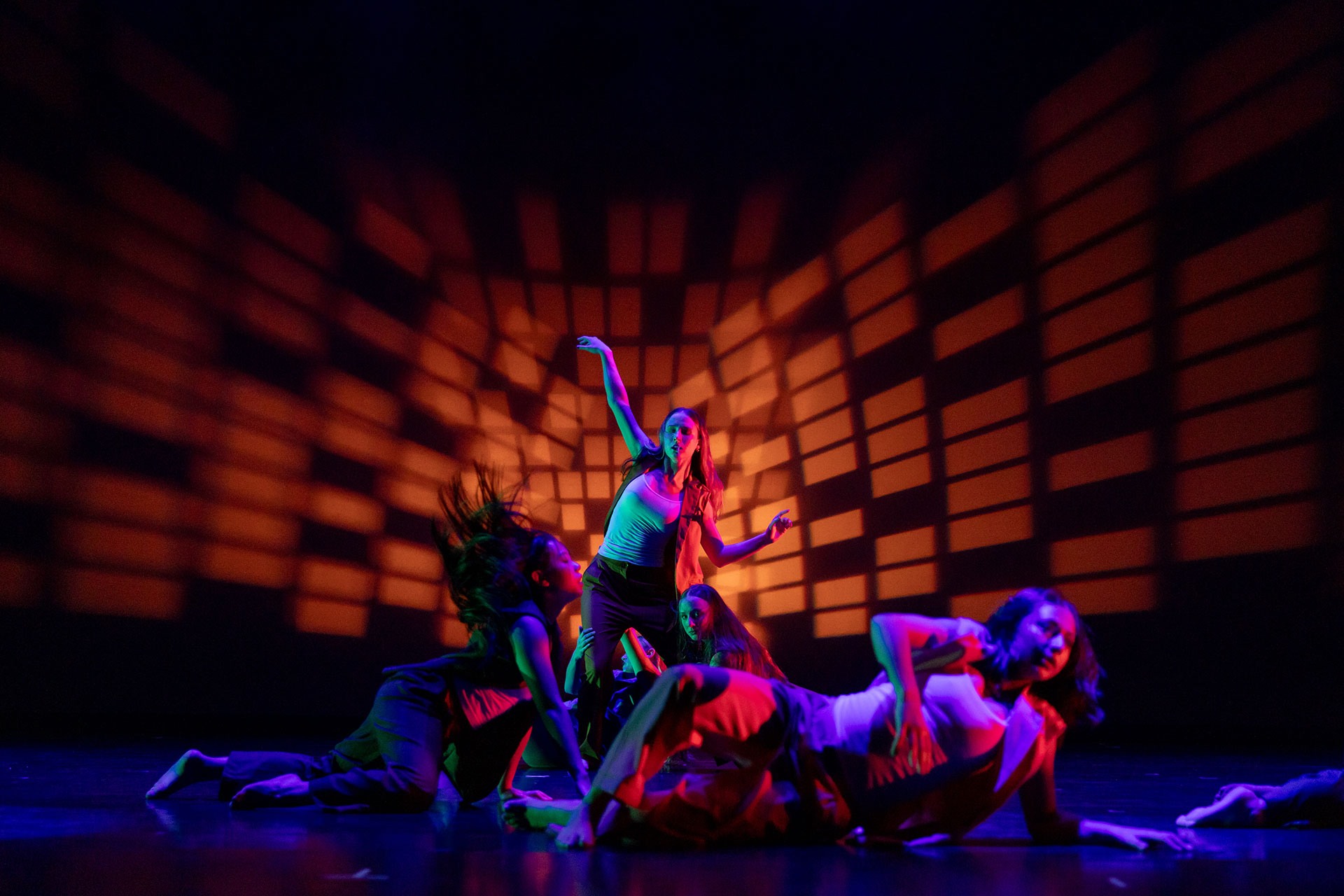 Image: PARANOIMIA from Physical Graffiti 2025 choreographed by Emma Brumm who is presenting Dinner for 2026. (Photo: Samantha Zauscher) 
