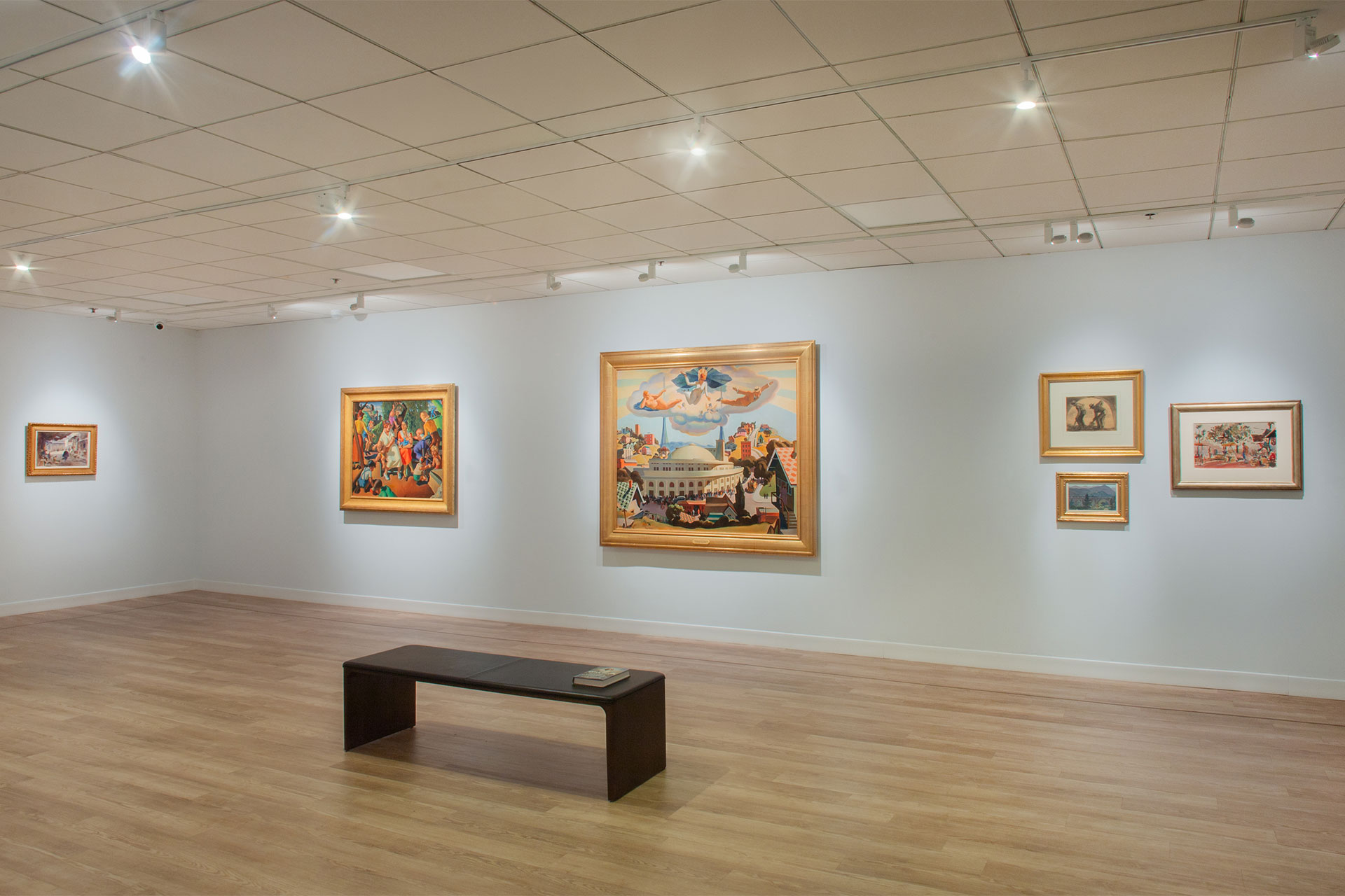 Installation view at Home in Sunlight at UC Irvine Langson