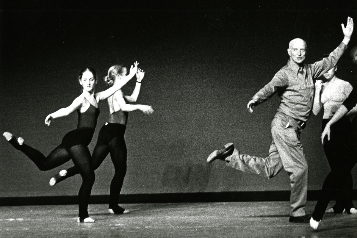 Anthony Tudor teaches dance students UC Irvine. (Photo courtesy of UC Irvine Libraries, Special Collections and Archives. © UC Regents)