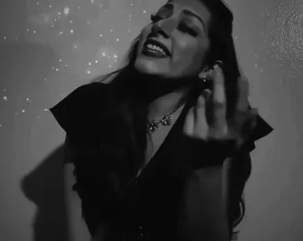 Screenshot from "Juntos y Unidos" written by Brenda Zapata and performed by Lucy Valero (South Coast Repertory/YouTube)