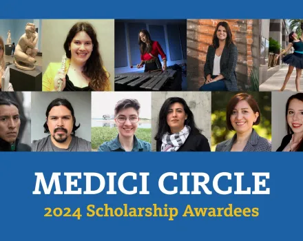 Medici Circle 2024 Scholarship Awardees collage