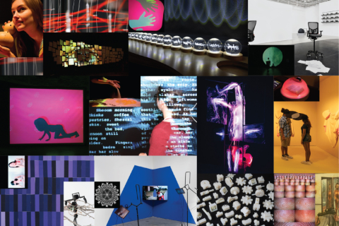 Collage of various artwork