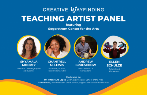 Banner for Creative Wayfinding: Teaching Artist Panel featuring Segerstrom Center for the Arts