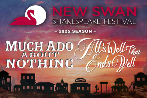 New Swan Shakespeare logo and images for two performances